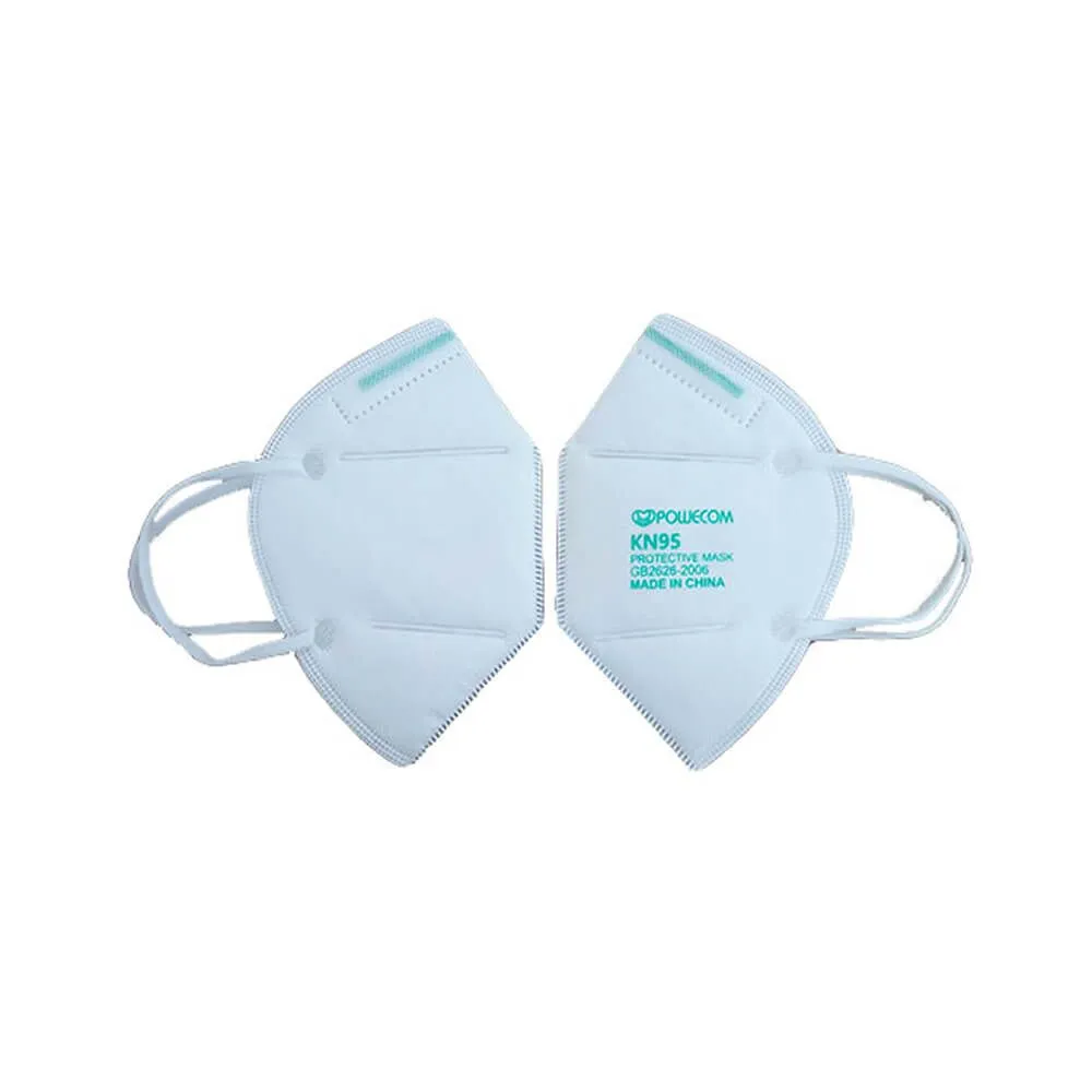 Powecom KN95 Respirator Mask - White - Pack of 10