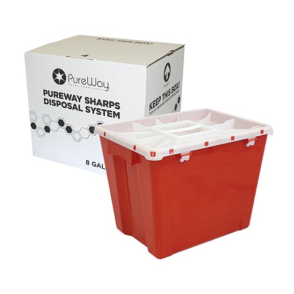 Mail Away Collection Bin System, 8 Gallon (No Loose Sharps)