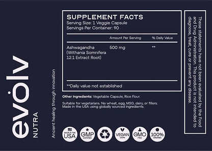 Ashwagandha, 90 Caps - Image 3