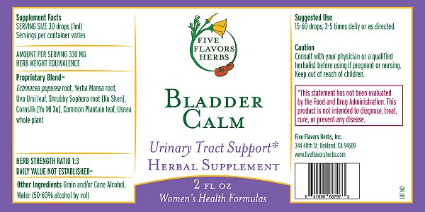 Bladder Calm, 2oz - Image 2
