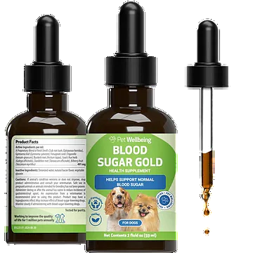 Blood Sugar Gold for Dogs, 2oz