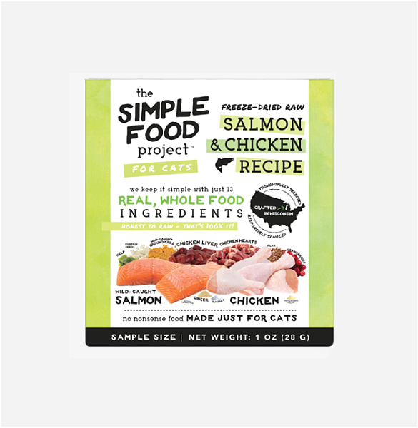 Cat - Salmon & Chicken Recipe, 1oz Trial