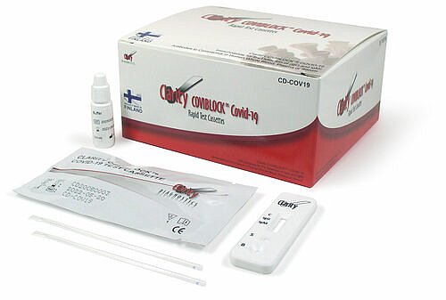 Clarity COVID-19 Antigen Visual 25T Rapid Test Cassettes