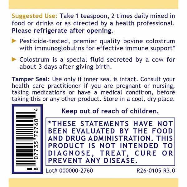 Colostrum-IgG, 4oz powder - Image 3