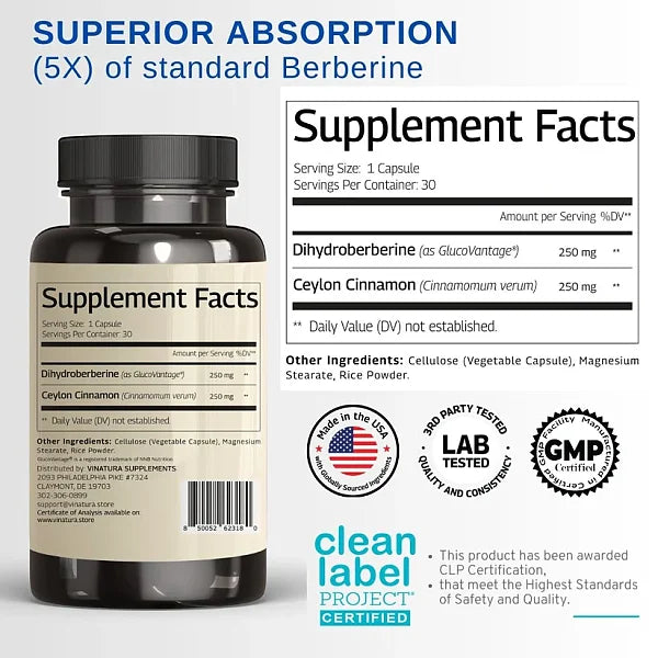 DihydroBerberine, 30ct - Image 2