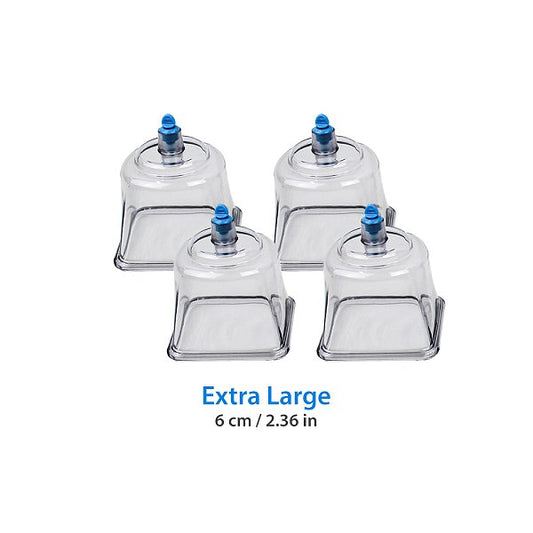 Fascia Buddy Square Cup - Extra Large, set of 4