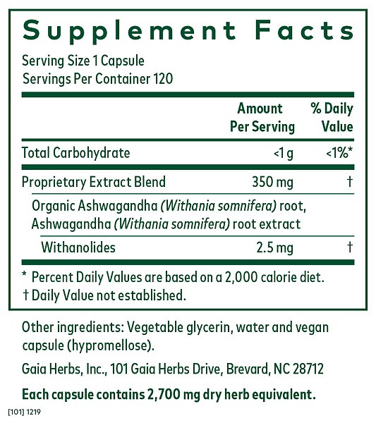 Ashwagandha 700 Phyto-caps, 120ct - Image 2