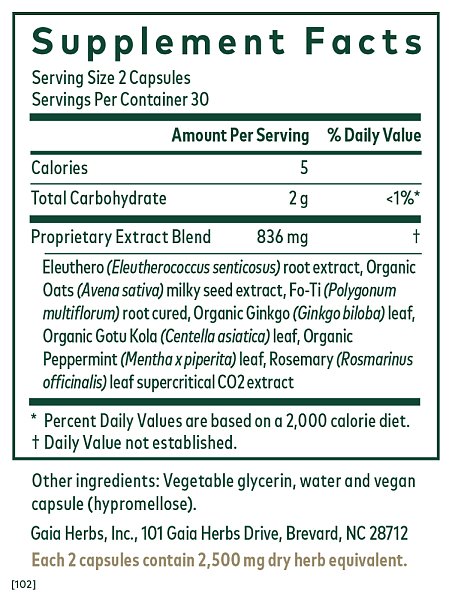 Cognitive Formula Phytocaps, 60ct - Image 2