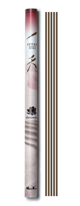 ITTEN - Aloeswood Long Stick, Roll of 30 Incense