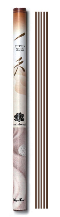 ITTEN Sandalwood Long Stick, Roll of 30 Incense