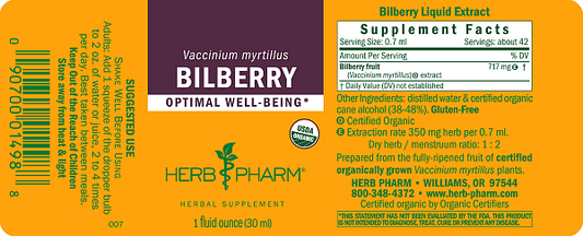 Bilberry Extract, 1 oz - Image 2