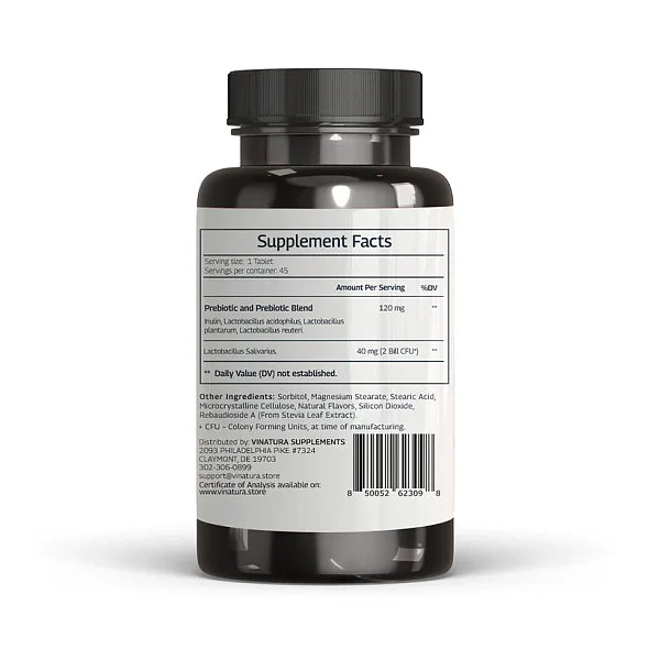 Lacto. Salivarius Oral Chewable Probiotics, 45ct (5b CFUs) [ EXPIRES 01-2027 ] - Image 2