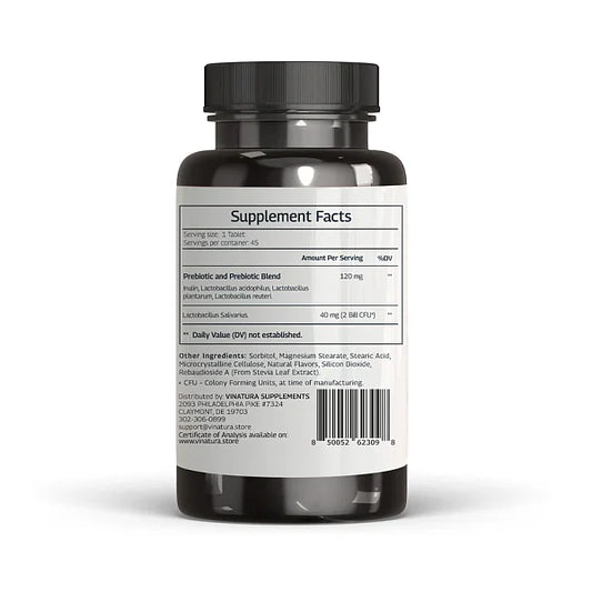 Lacto. Salivarius Oral Chewable Probiotics, 45ct (5b CFUs) [ EXPIRES 01-2027 ] - Image 2