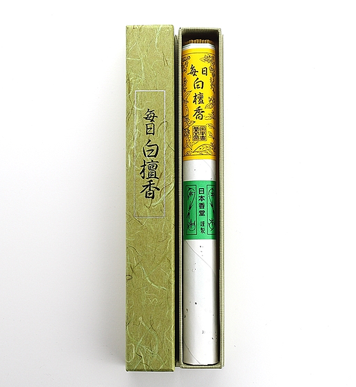 Mainichi Byakudan Sandalwood Long Incense Sticks, 100ct