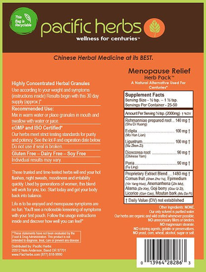 Menopause Relief Herb Pack, 100g - Image 2