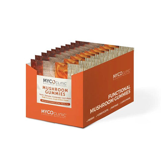 Musculoskeletal Mushroom Gummy Pouches, 6ct x 10