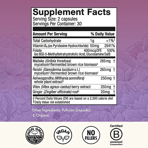 MycoBenefits PMS Caps, 60ct - Image 2