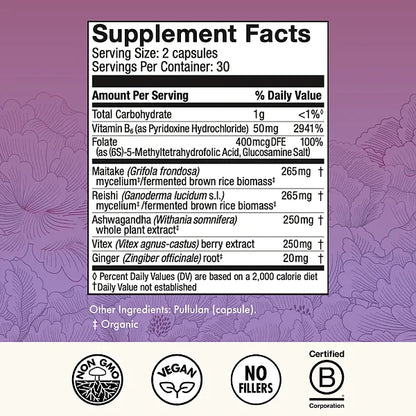 MycoBenefits PMS Caps, 60ct - Image 2