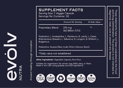 Probio 6, 30 Caps (60b CFUs) - Image 2
