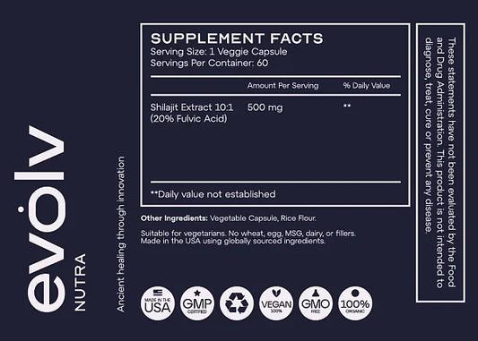 Pure Shilajit, 60 Caps - Image 2
