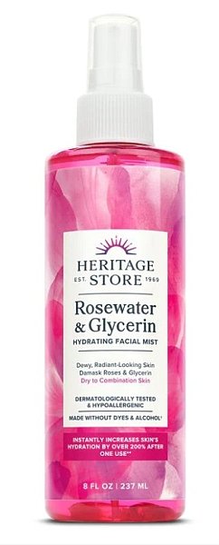 Rosewater & Glycerin Hydrating Facial Mister, 8oz