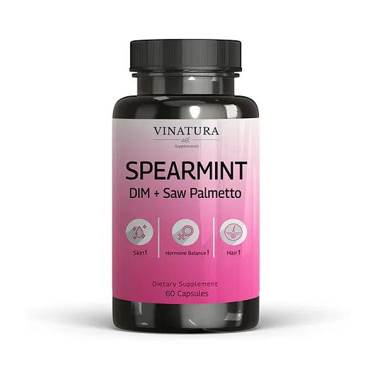 Spearmint, DIM, Saw Palmetto, 60ct