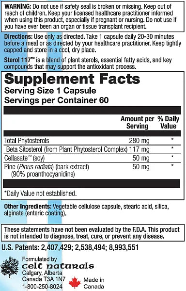 Sterol 117, 60 Capsules - Image 2