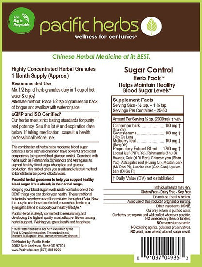 Sugar Control Herb Pack, 100g - Image 2