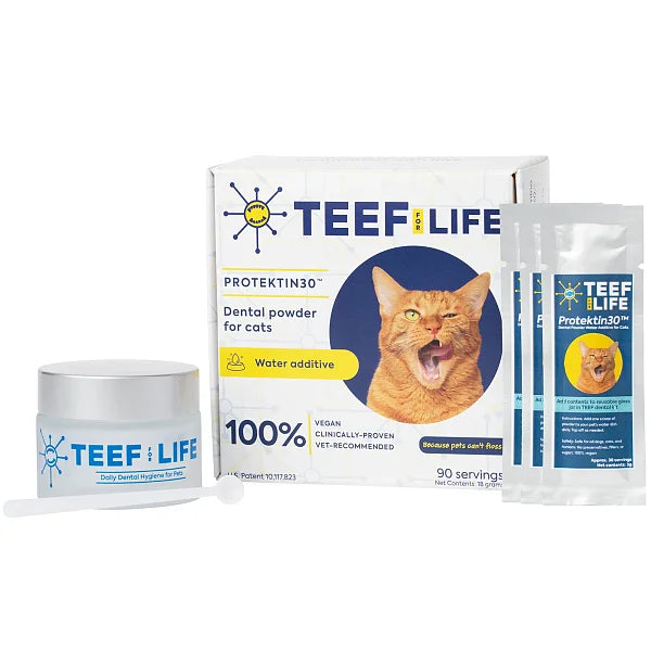 Protektin30 Powder Dental Kit for Cats, 3pk