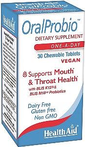 OralProbio Probiotic Lozenges, 30ct (2b CFUs)