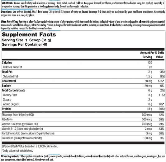 Ultra Pure Whey Protein Chocolate - Image 2