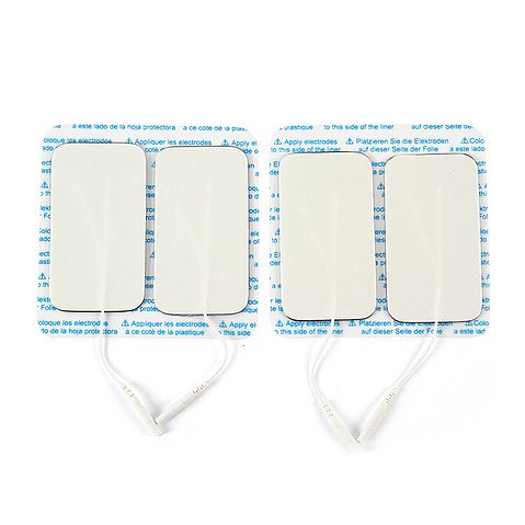 White Foam Carbon Electrode - 2" x 3.5", 4ct