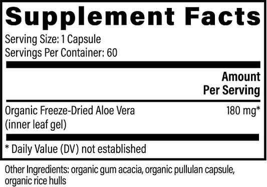 Aloe Vera, 60 cap - Image 2