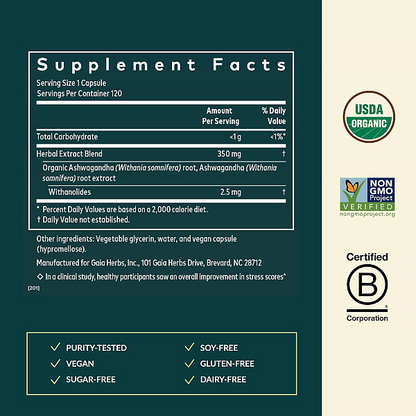 Ashwagandha Root Caps, 120ct - Image 2