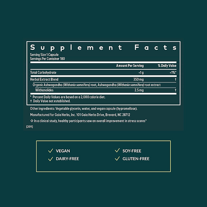 Ashwagandha Root Caps, 180ct - Image 2