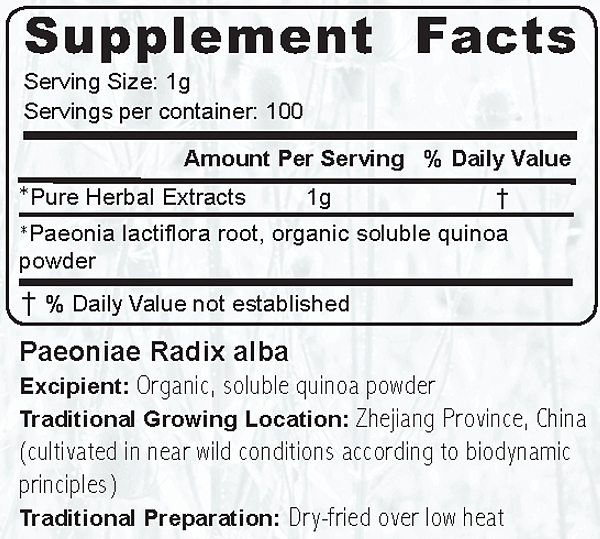 Bai Shao (Hang) Single Herb Extract, 100g - Image 2