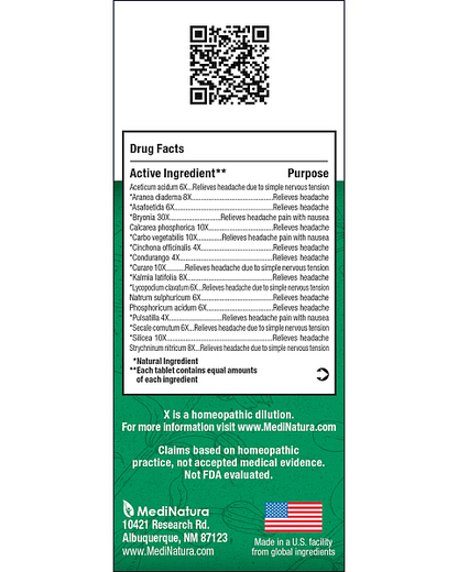 BHI Migraine Tablets, 100ct - Image 2