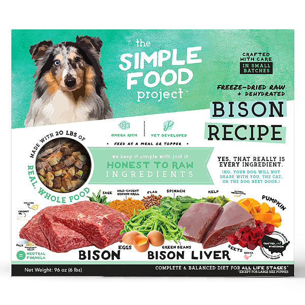 Dog - Bison Recipe, 96oz (6lb)