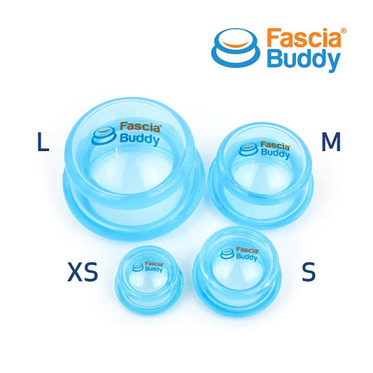 Fascia Buddy Silicone Cup Lite Set, 4ct