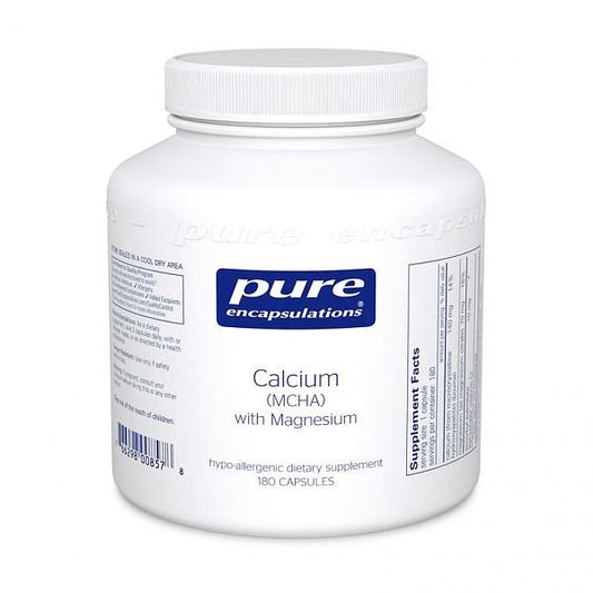 Calcium (MCHA) with Magnesium, 180 capsules