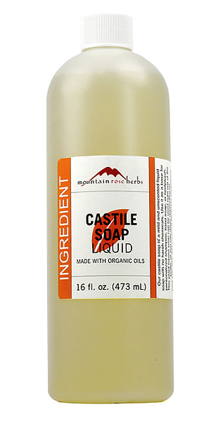 Castile Liquid Org Soap, 8oz