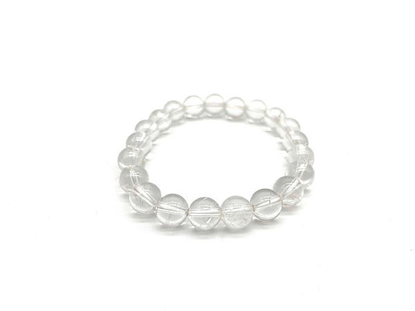 Clear Quartz Bracelet, 8mm