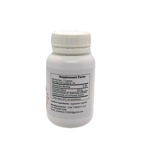 Cordyceps Sinesis Nutrition+ Capsules - Image 2