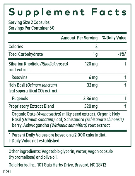 Daytime HPA (formerly HPS Axis), 120 capsules - Image 2