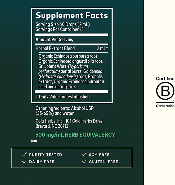 Echinacea Goldenseal Supreme, 1 oz - Image 2