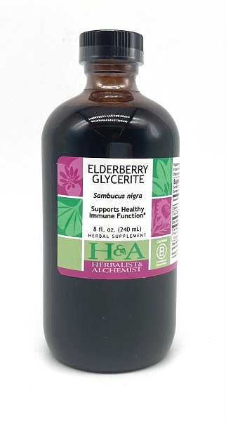 Elderberry Glycerite, 8 oz.