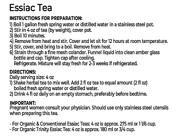 Essiac Tea (Organic), 1lb - Image 2
