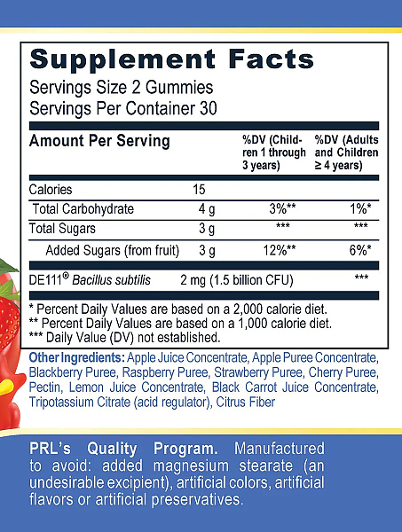 Fruit Buddies Probiotic Gummies, 60ct - Image 2