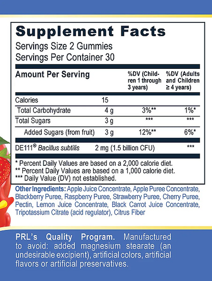 Fruit Buddies Probiotic Gummies, 60ct - Image 2