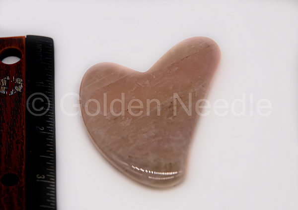 Rose Quartz Gua Sha Heart